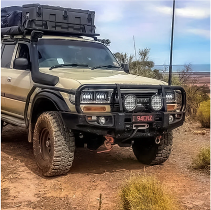 ROCKARMR PREMIUM STEEL BULLBAR TO SUIT TOYOTA LANDCRUISER FJ80 1992-1997 (Full Bar Replacement)