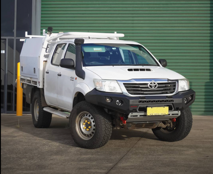 ROCKARMOR GT HOOPLESS STEEL BULLBAR TO SUIT TOYOTA HILUX 2012-2015