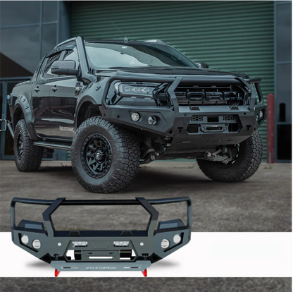 ROCKARMOR GT STEEL HOOP BULLBAR TO SUIT FORD RANGER  PX1, 2 & 3  (WILDTRACK)(Full Bar Replacement)