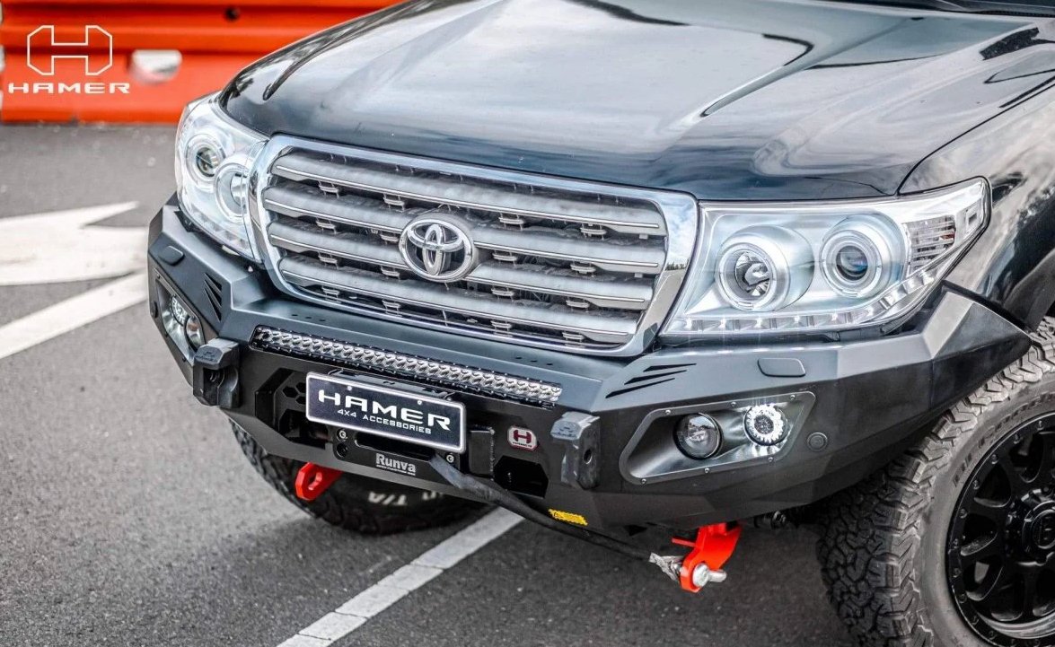 Hamer AM106 King Series Winch Bar for Toyota Landcruiser 200 Series 2010-2015