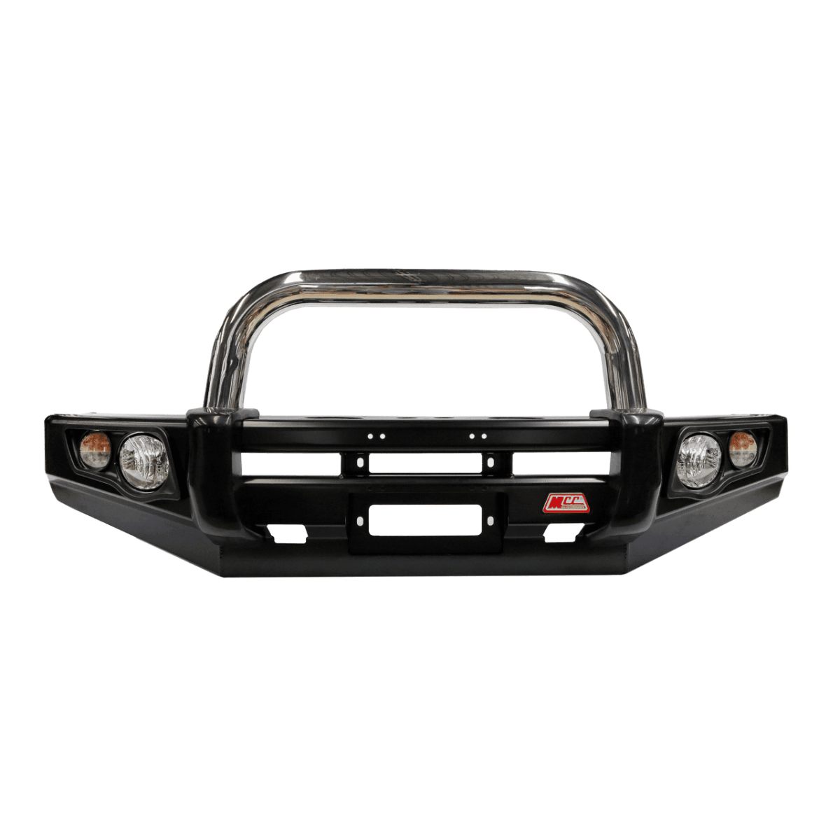 MCC Falcon 707-01 Single Loop Winch Bar for Nissan Navara D40 2005 - 2010 Thai Built (ridge line on bumper)